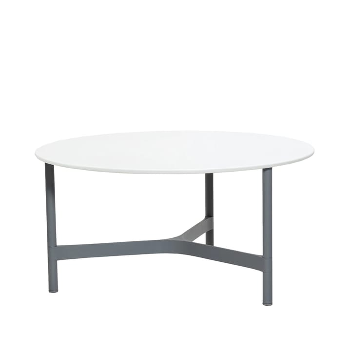 Table basse Twist large Ø90 cm - White-light grey - Cane-line