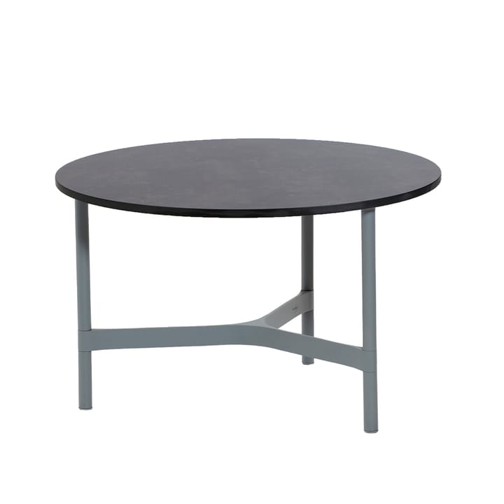 Table basse Twist medium Ø70 cm - Dark grey-light grey - Cane-line