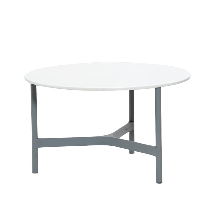 Table basse Twist medium Ø70 cm - White-light grey - Cane-line