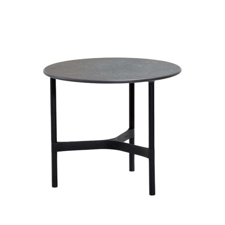 Table basse Twist small Ø45 cm - Fossil black-lava grey - Cane-line