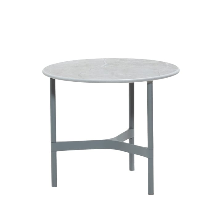 Table basse Twist small Ø45 cm - Fossil grey-light grey - Cane-line