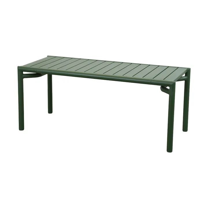 Table basse/banc Bliss - Dark green, 107x39x44 cm - Cane-line