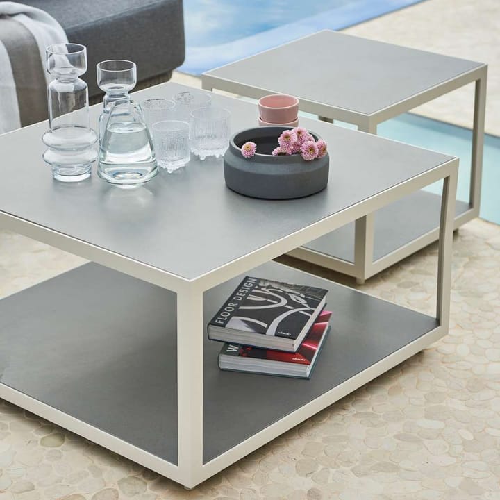 Table d'appoint Level - Teck-pied lava grey  - Cane-line