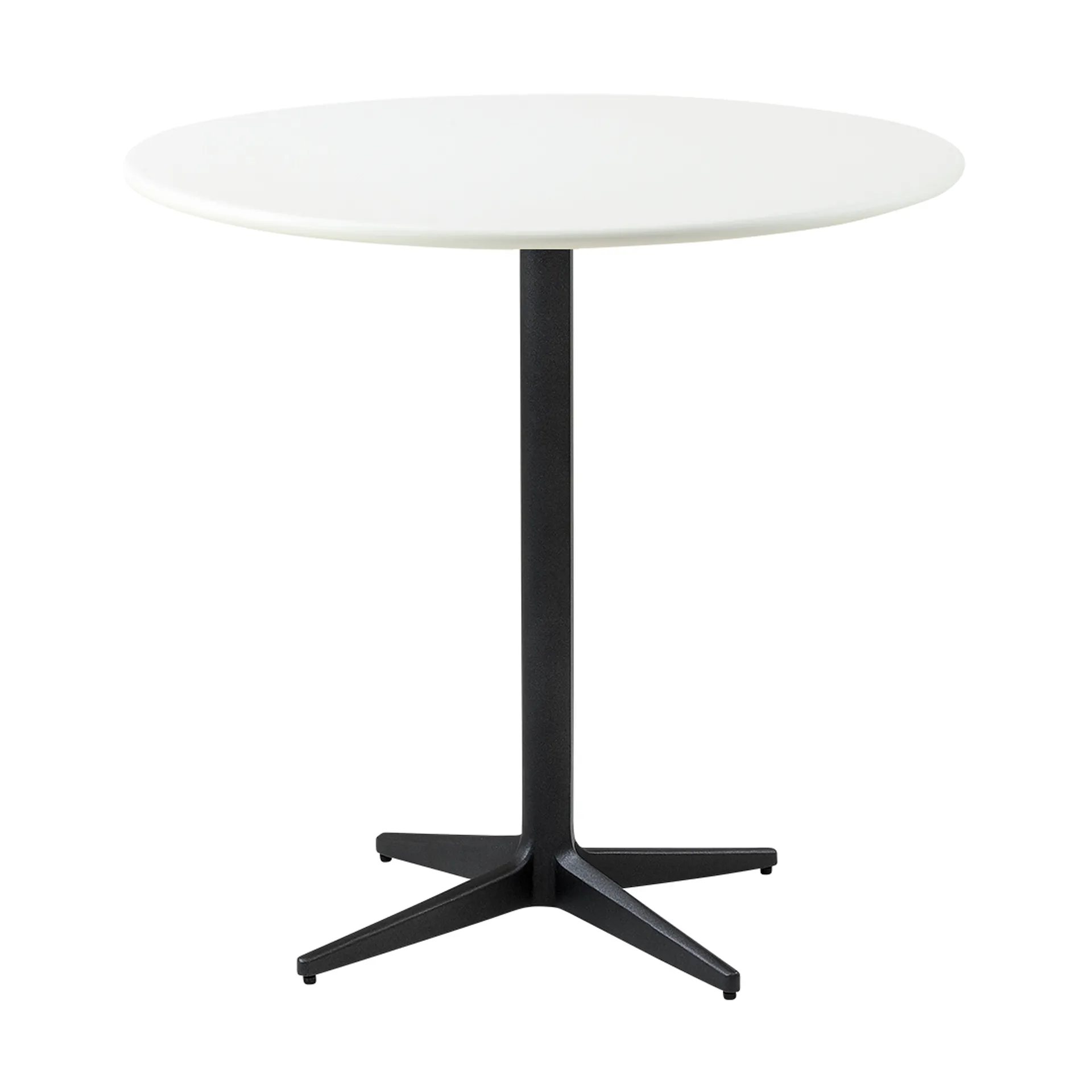 Table de café Drop Ø80 cm, White-lava grey Cane-line