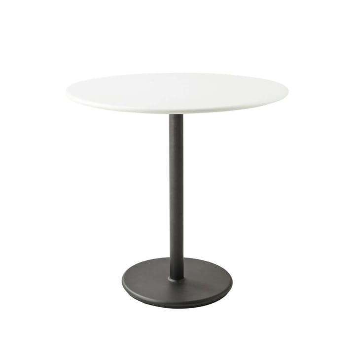 Table de café Go Ø80 cm - White-lava grey - Cane-line