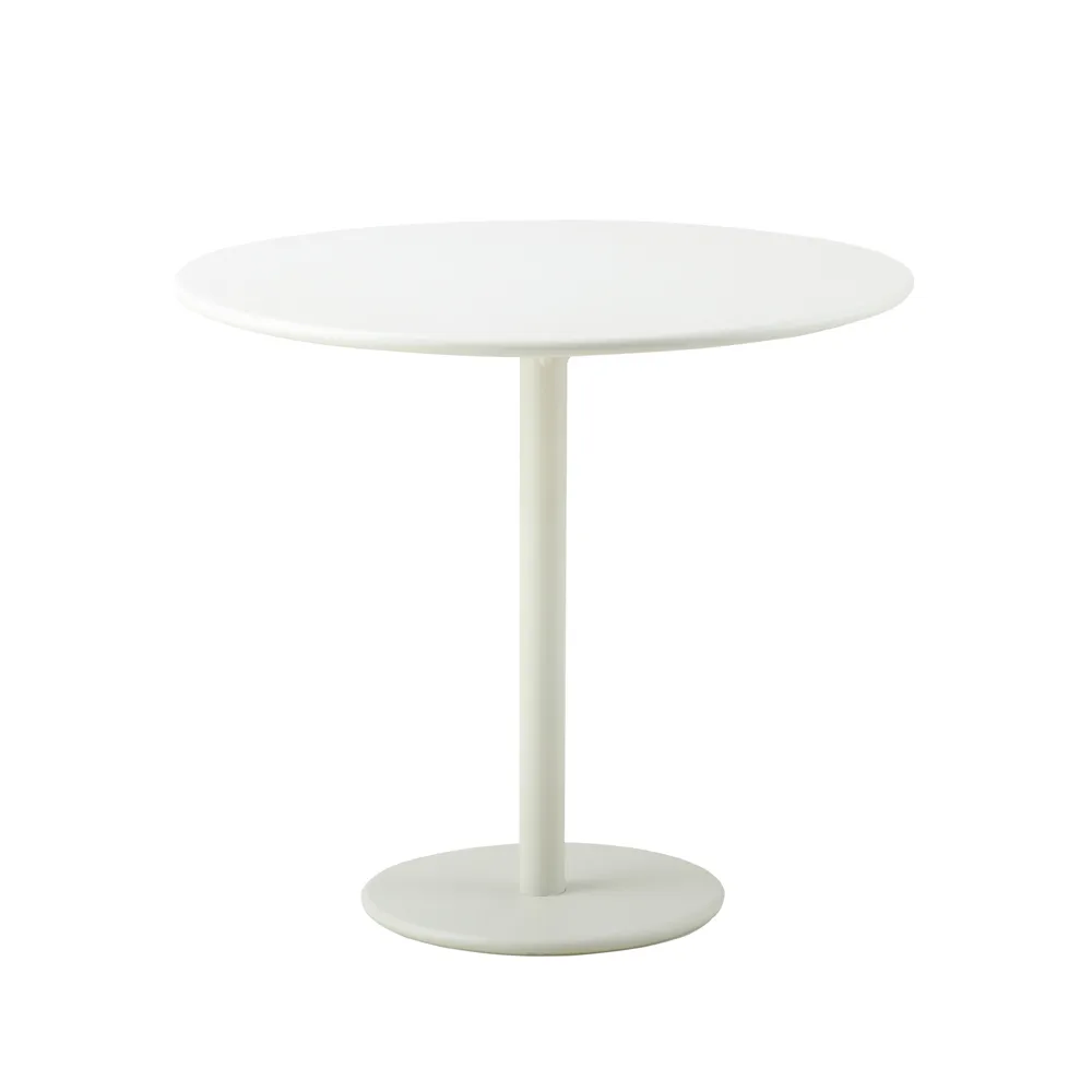 Table de café Go Ø80 cm, White-white Cane-line