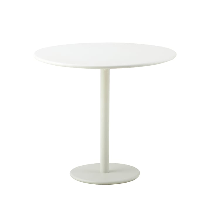 Table de café Go Ø80 cm - White-white - Cane-line