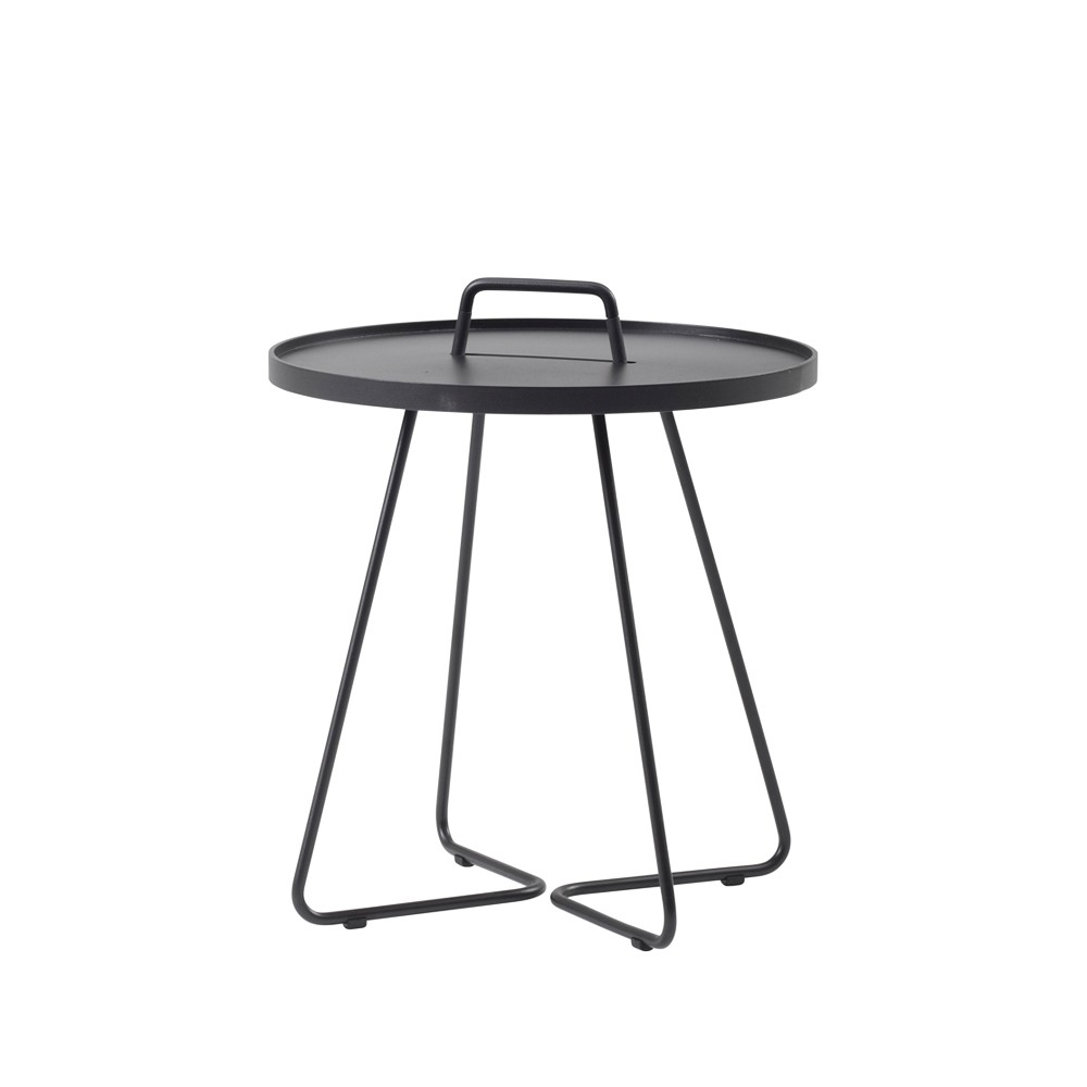 Cane-line Table On the Move Ø44 cm Black