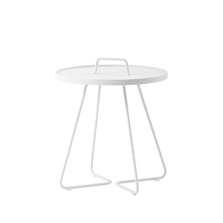 Table On the Move Ø44 cm - White - Cane-line