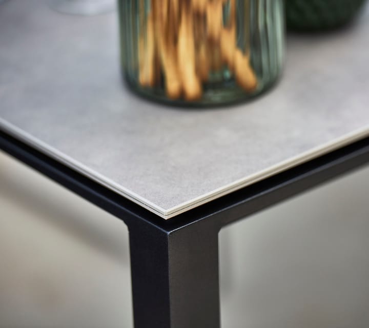 Table Pure 200x100 cm Basalt grey-lava grey Cane-line