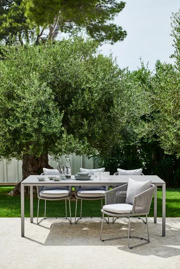 Table Pure 200x100 cm Gris Basalt-taupe - Cane-line
