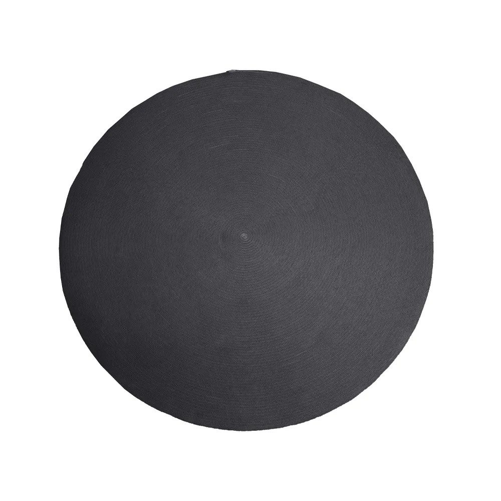 Tapis rond Circle, Dark grey, Ø200cm Cane-line