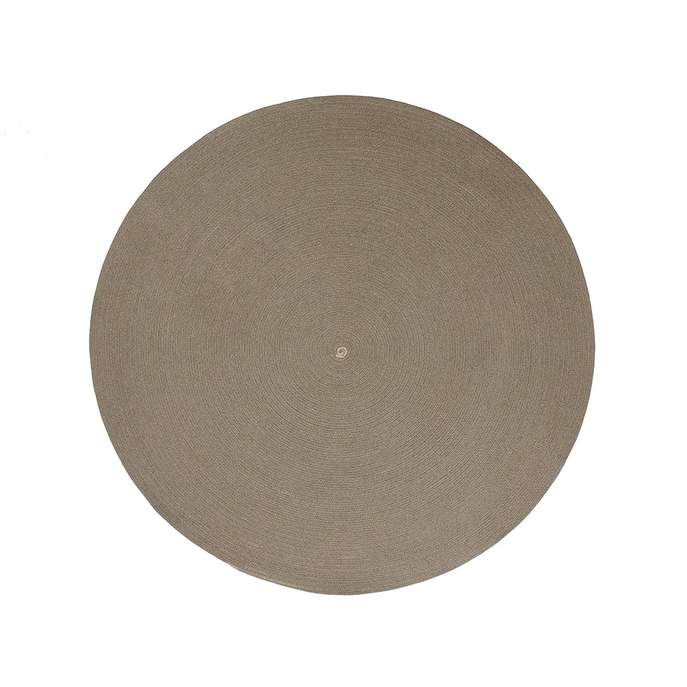 Tapis rond Circle, Taupe, Ø140cm, 140 cm Cane-line