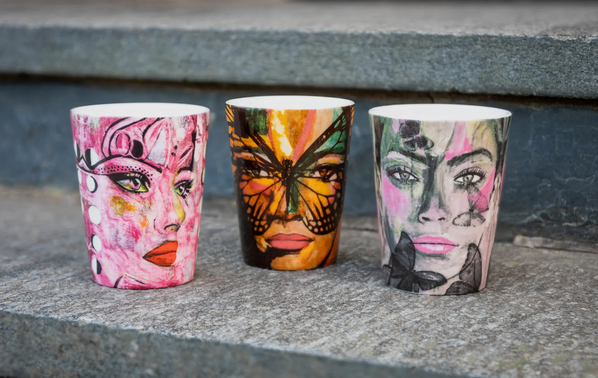 Mug Golden Butterfly 35 cl, 35 cl Carolina Gynning