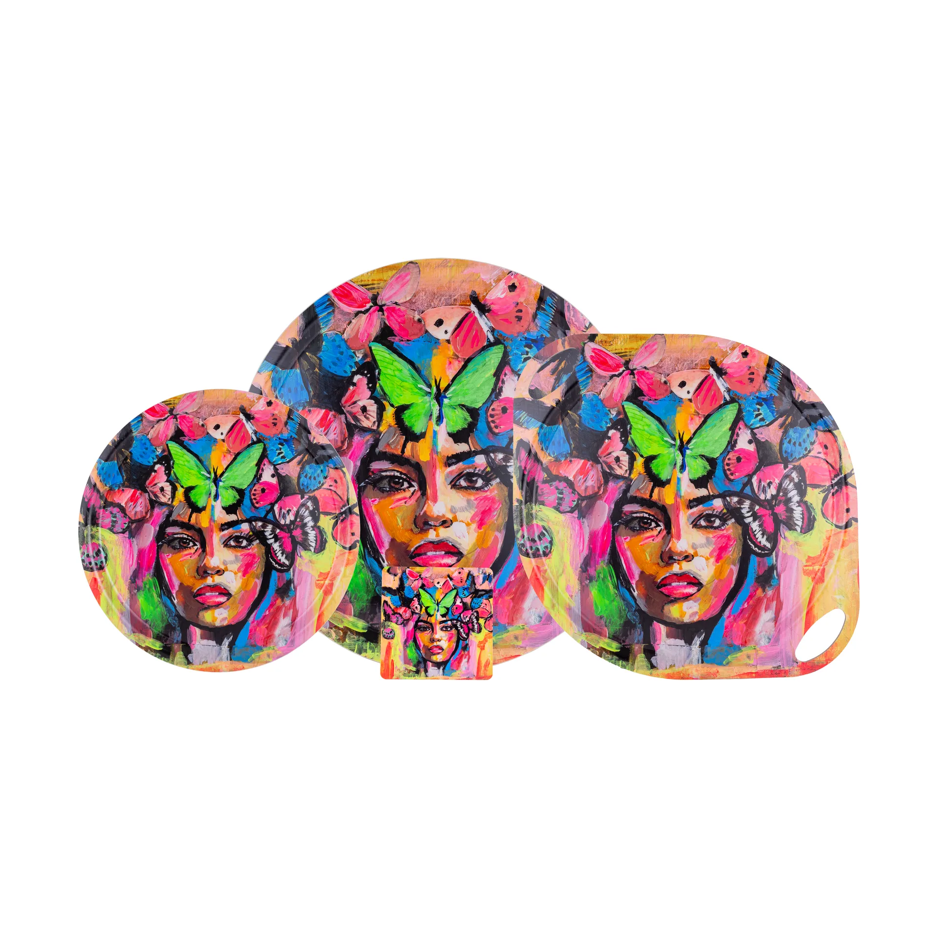 Plateau Coming Back to Life Ø46 cm, Multi Carolina Gynning