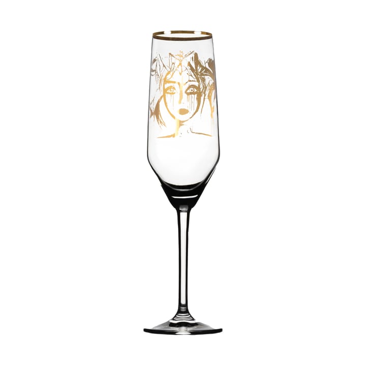 Verre à champagne Slice of Life Golden Edition - 30 cl. - Carolina Gynning