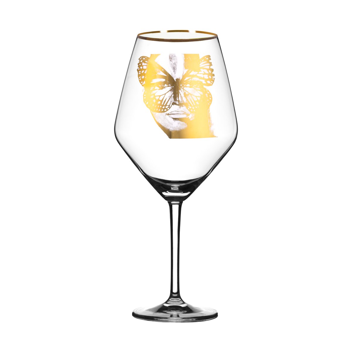 carolina gynning verre à vin golden butterfly 75 cl gold