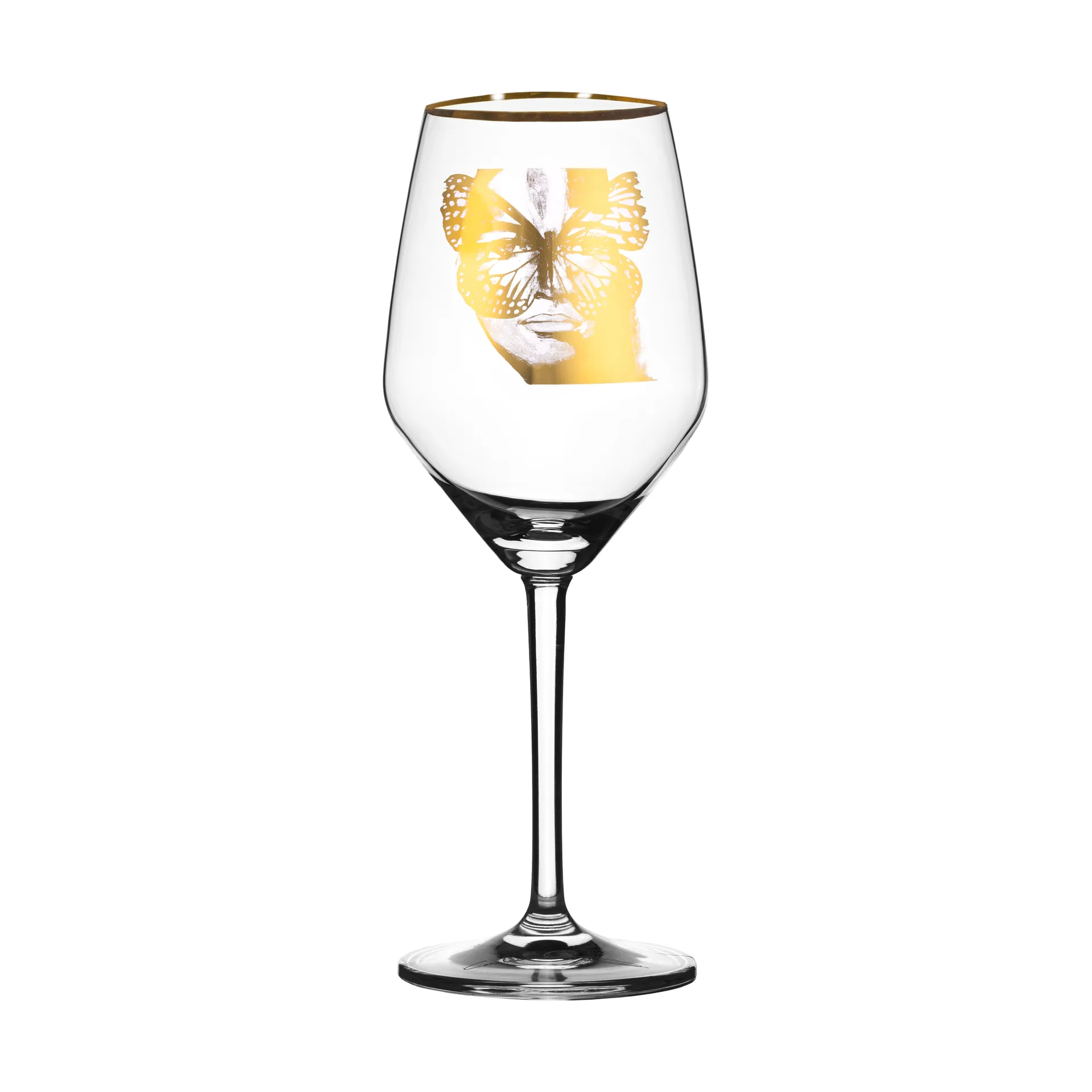 Verre à vin rosé Golden Butterfly 40 cl, Gold Carolina Gynning