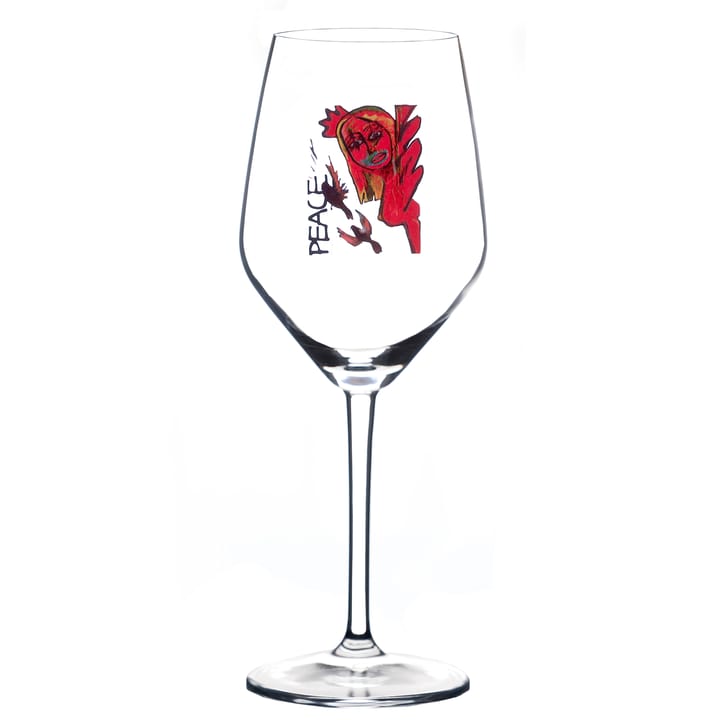 Verre à vin rosé/blanc Scream Peace, 40 cl. Carolina Gynning
