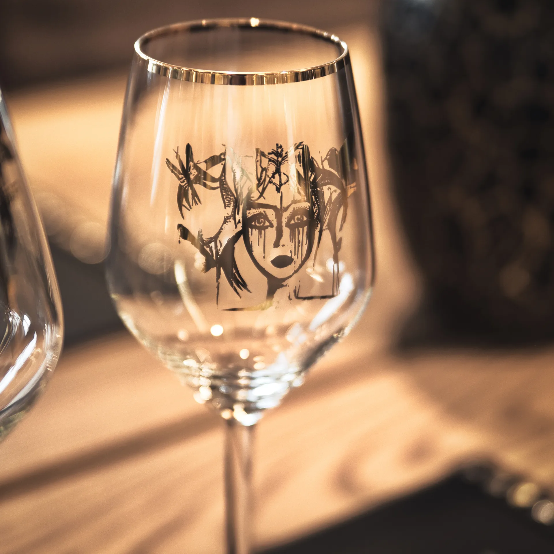 Verre à vin Slice of Life Golden Edition, 75 cl. Carolina Gynning