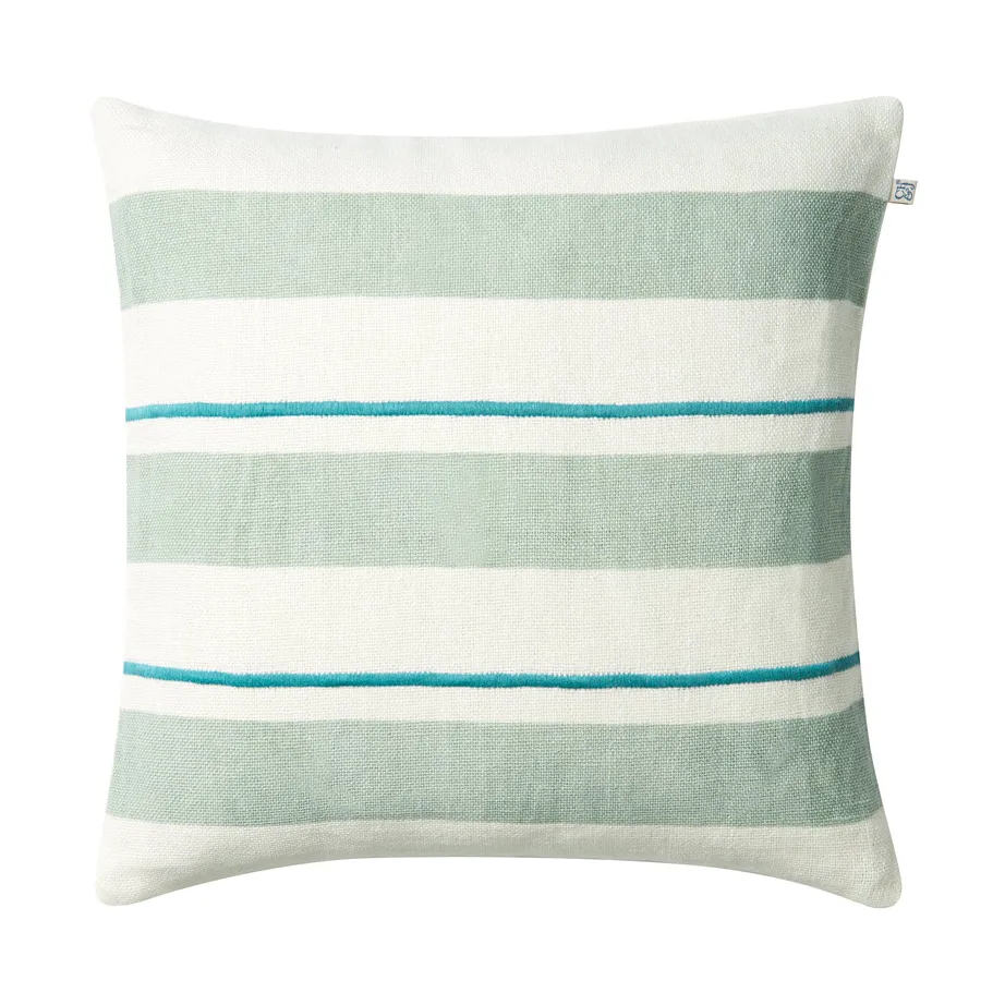 Coussin Assam 50x50 cm, Aqua-heaven blue Chhatwal & Jonsson