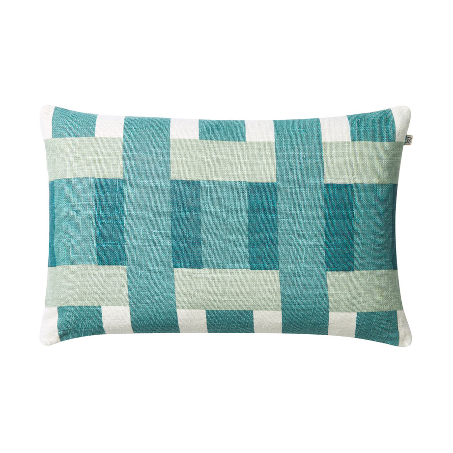 Chhatwal & Jonsson Coussin Benaras 40x60 cm Heaven blue-aqua-palace blue