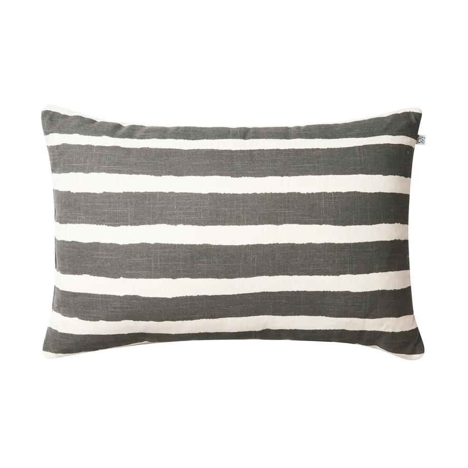 Coussin extérieur Block Stripe 40x60 cm, Grey-off white Chhatwal & Jonsson