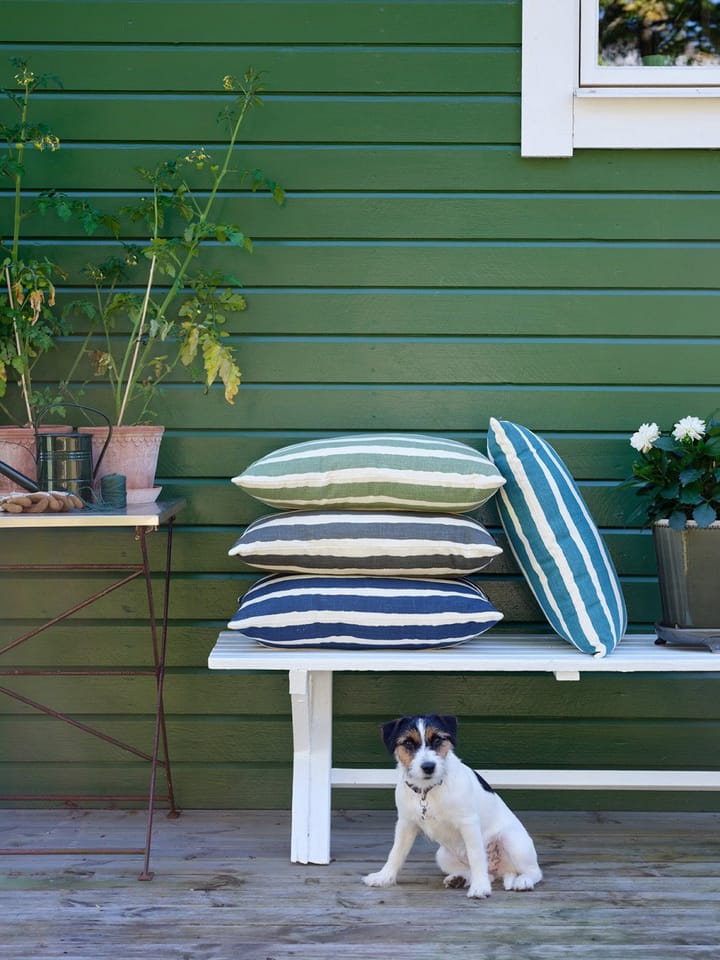 Coussin extérieur Block Stripe 40x60 cm, Sage-off white Chhatwal & Jonsson
