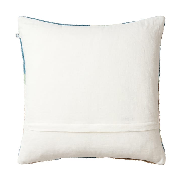 Coussin Godavari 50x50 cm, Heaven blue-aqua-sand-offwhite Chhatwal & Jonsson