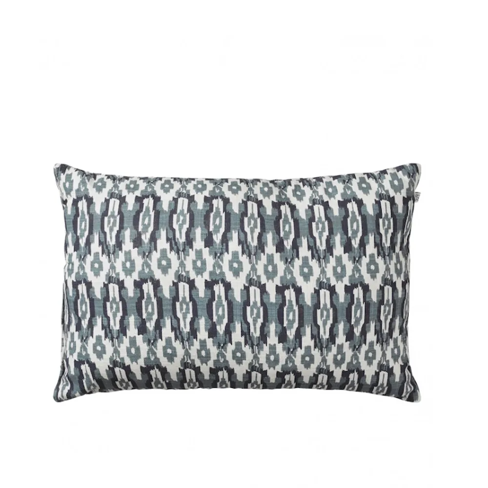 Coussin Ikat Delhi Outdoor 40x60cm, Blue/Heaven blue Chhatwal & Jonsson
