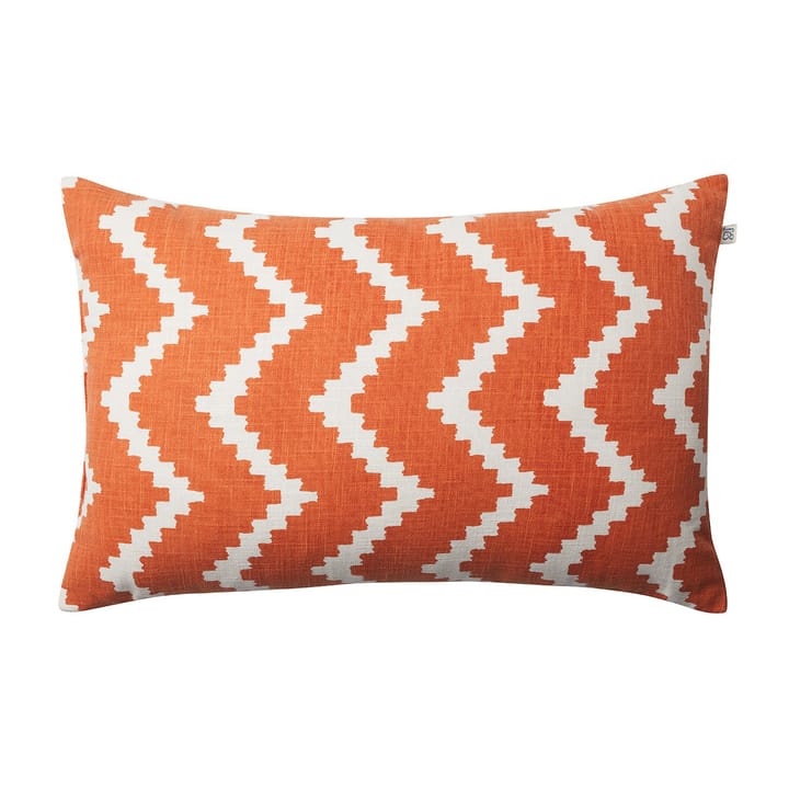 Coussin Ikat Sema - Apricot orange-off white - Chhatwal & Jonsson