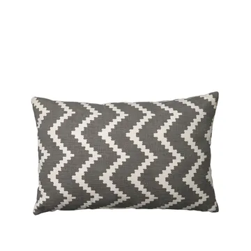 Coussin Ikat Sema - Grey/offwhite, 40 cm - Chhatwal & Jonsson