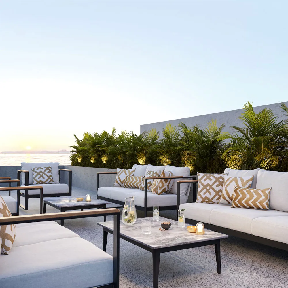 Coussin Ikat Sema, Grey/offwhite, 40 cm Chhatwal & Jonsson