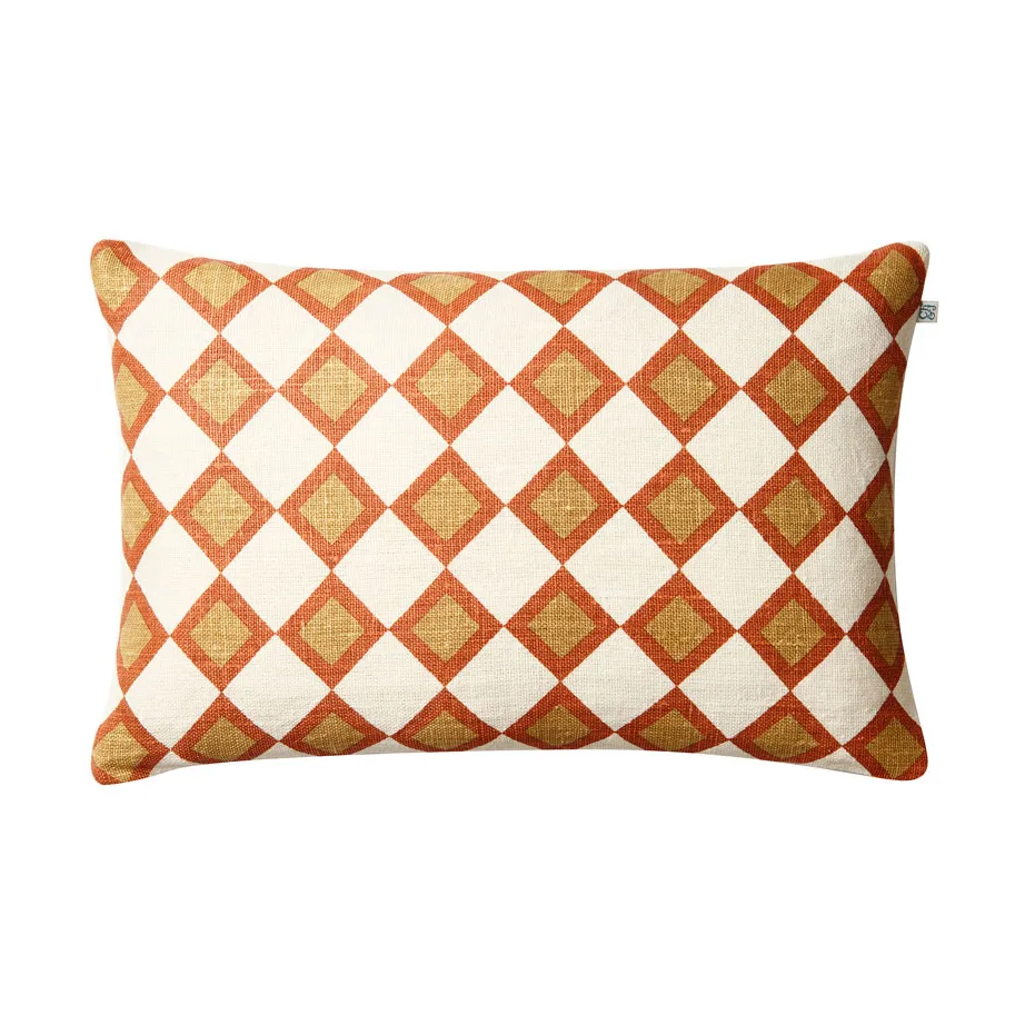 Coussin Jodhpur 40x60 cm, Apricot orange-khaki Chhatwal & Jonsson
