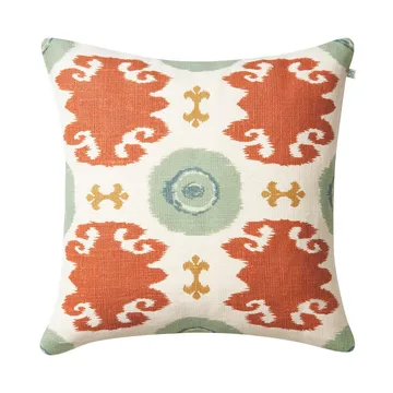 Coussin Mahal 50x50 cm - Aqua-heaven blue-apricot-khaki - Chhatwal & Jonsson