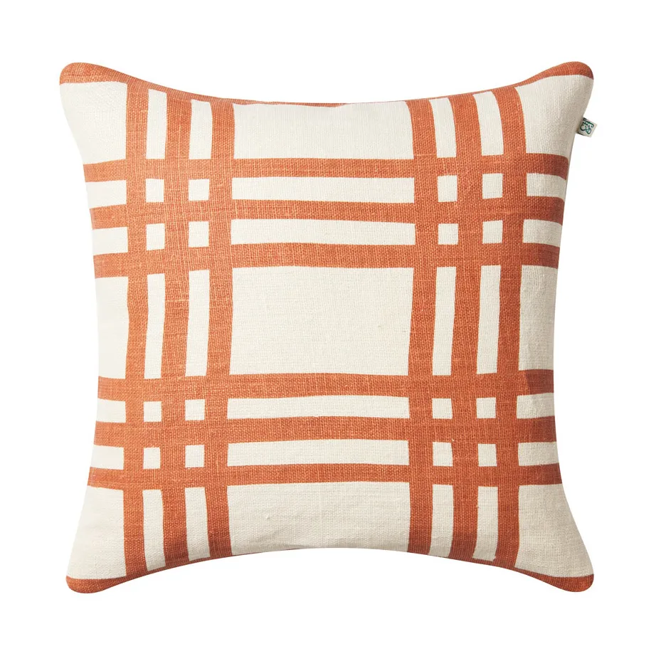 Coussin Shimla 50x50 cm, Apricot orange Chhatwal & Jonsson