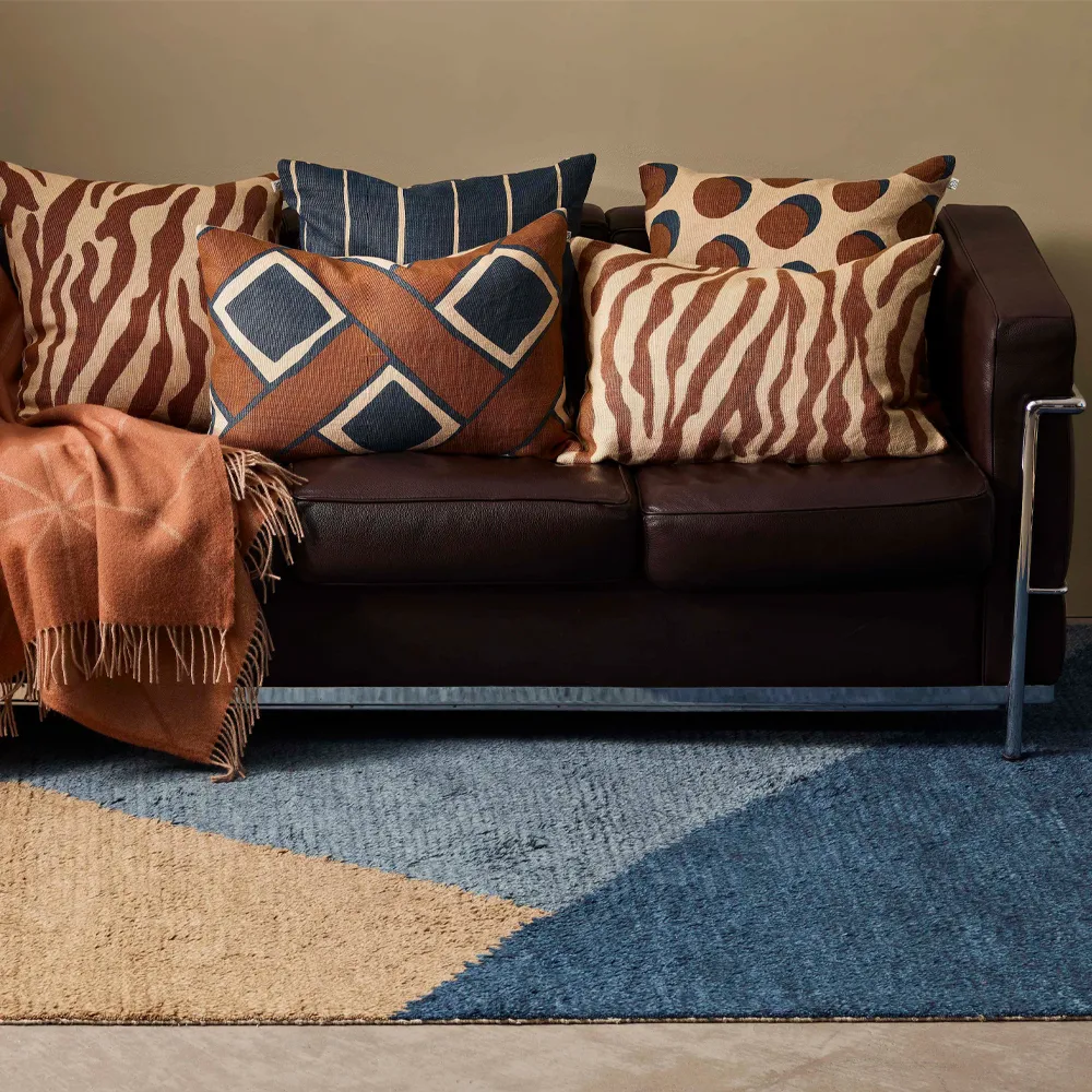 Coussin Zebra, 40x60, heaven blue, 60x40 cm Chhatwal & Jonsson