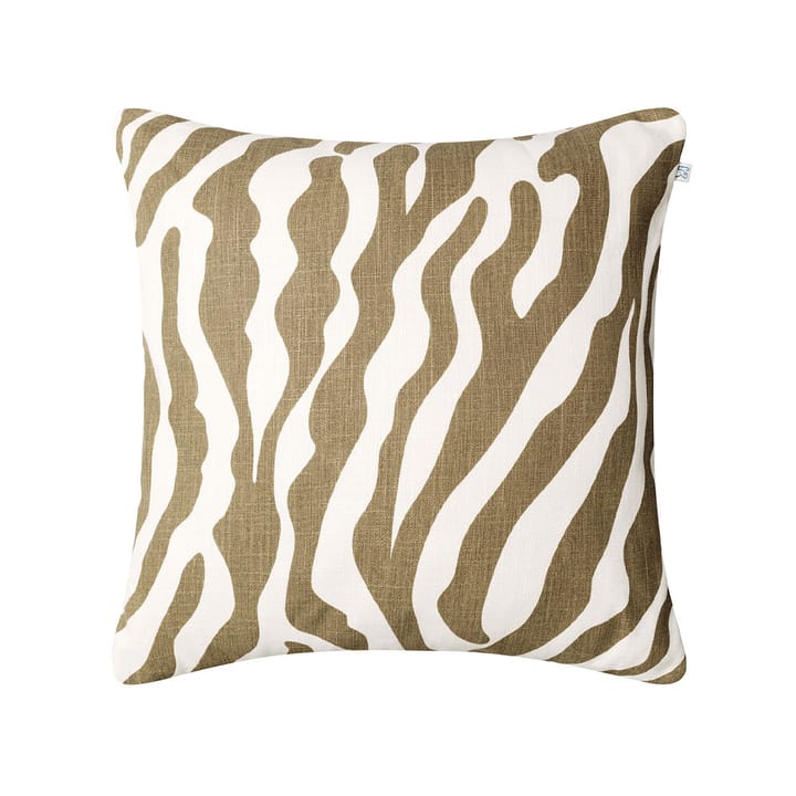 Coussin Zebra Outdoor, 50x50 - shitake/off white - Chhatwal & Jonsson