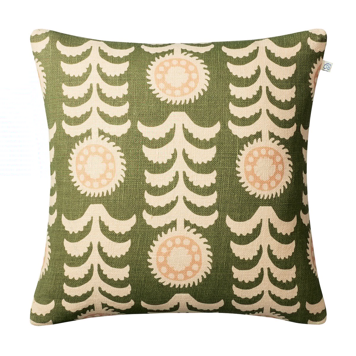 Chhatwal & Jonsson Housse de coussin Alok 50x50 cm Beige-green-rose