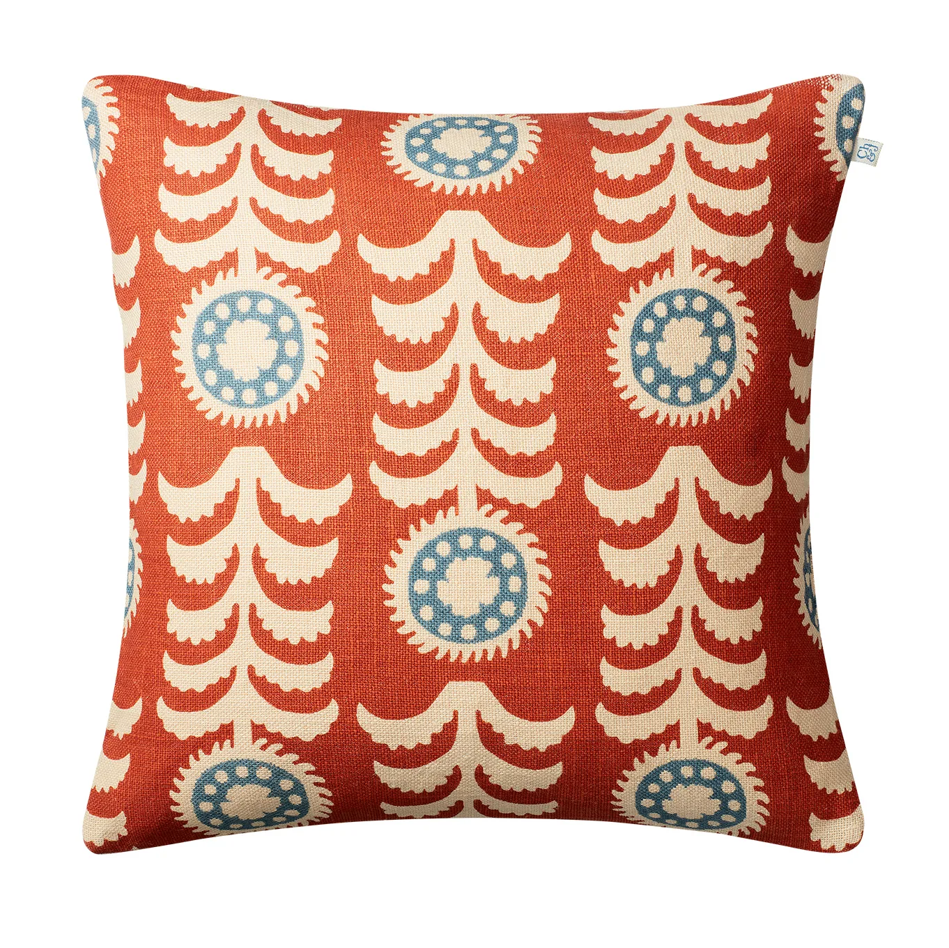Housse de coussin Alok 50x50 cm, Beige-orange-blue Chhatwal & Jonsson