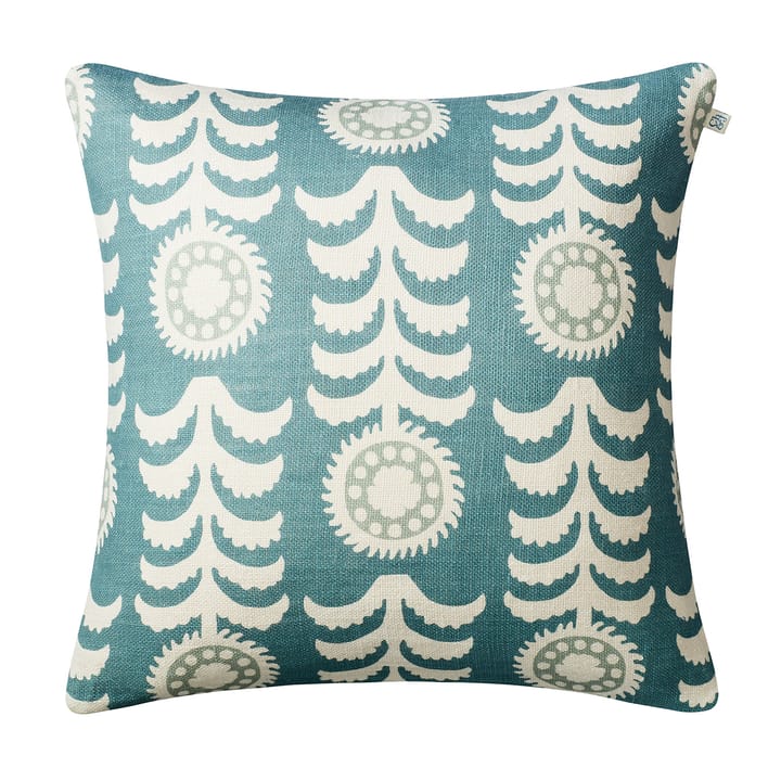 Housse de coussin Alok 50x50 cm - White-blue-aqua - Chhatwal & Jonsson