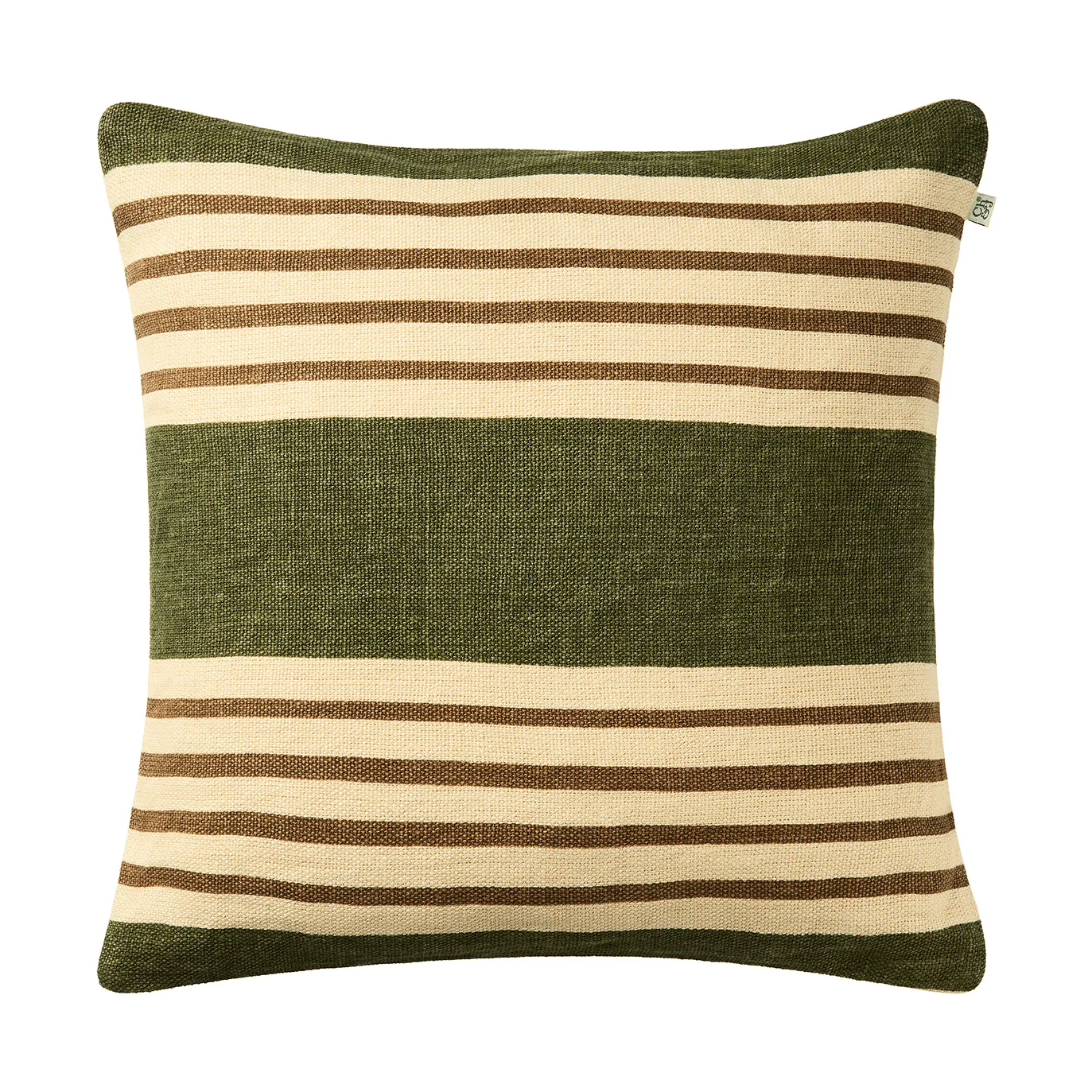 Housse de coussin Aria, Cactus green-taupe, 50x50 cm Chhatwal & Jonsson