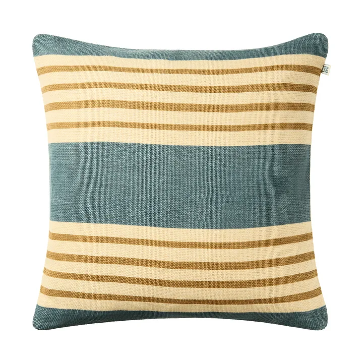 Housse de coussin Aria - Heaven blue-khaki, 50x50 cm - Chhatwal & Jonsson