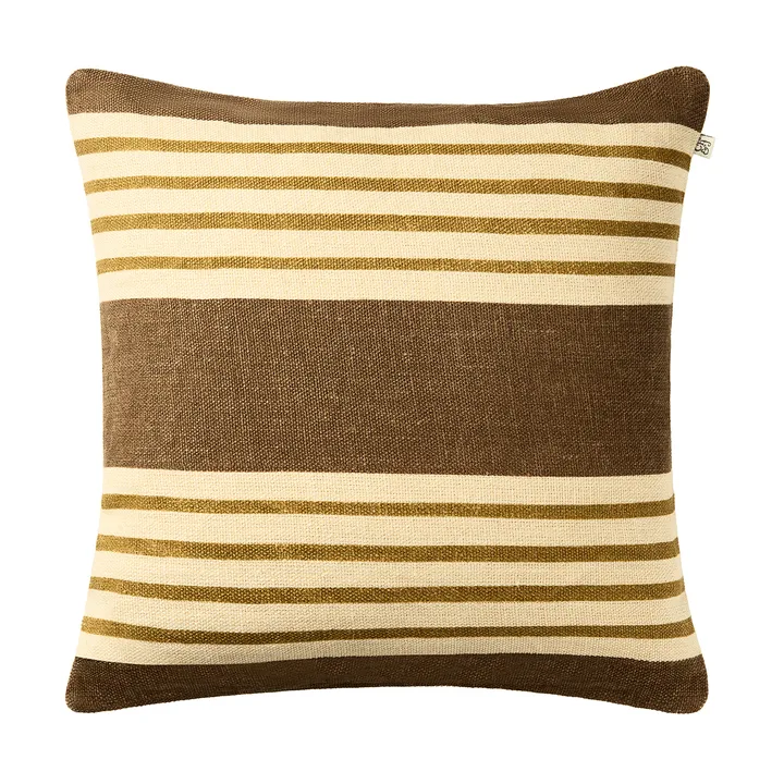 Housse de coussin Aria - Taupe-masala yellow, 50x50 cm - Chhatwal & Jonsson