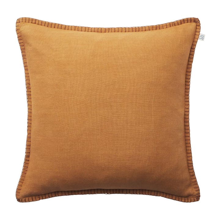 Housse de coussin Arun 50x50 cm - Jaune masala-taupe - Chhatwal & Jonsson