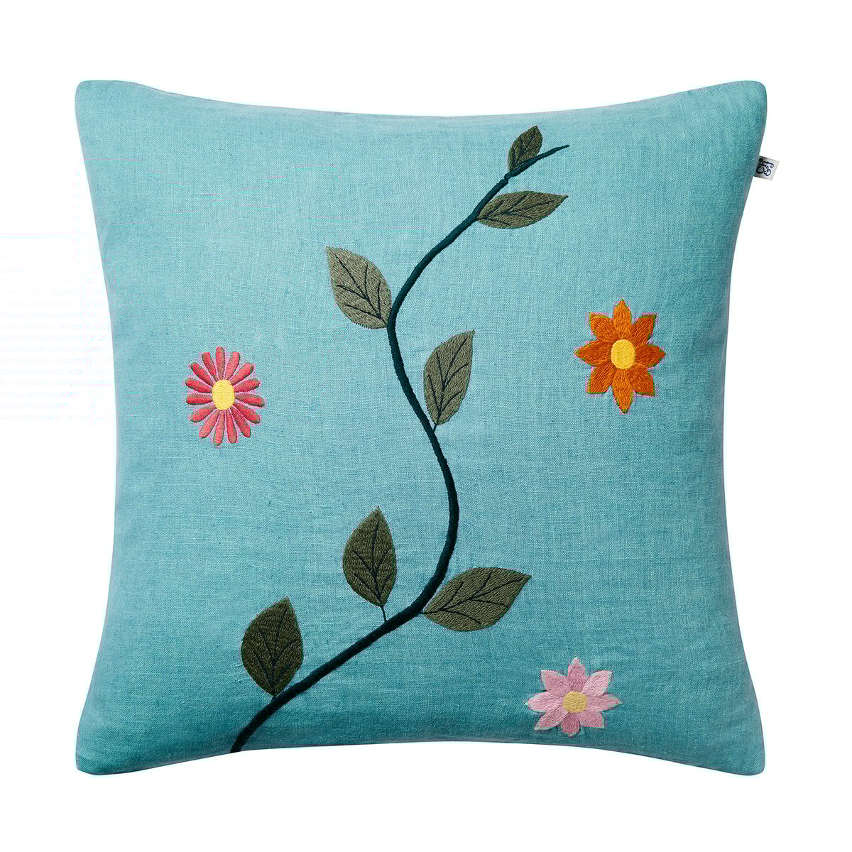 Chhatwal & Jonsson Housse de coussin Bloom 50x50 cm Heaven Blue