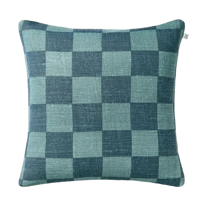 Housse de coussin Buffalo Check - Heaven blue-palace blue, 50x50 cm - Chhatwal & Jonsson