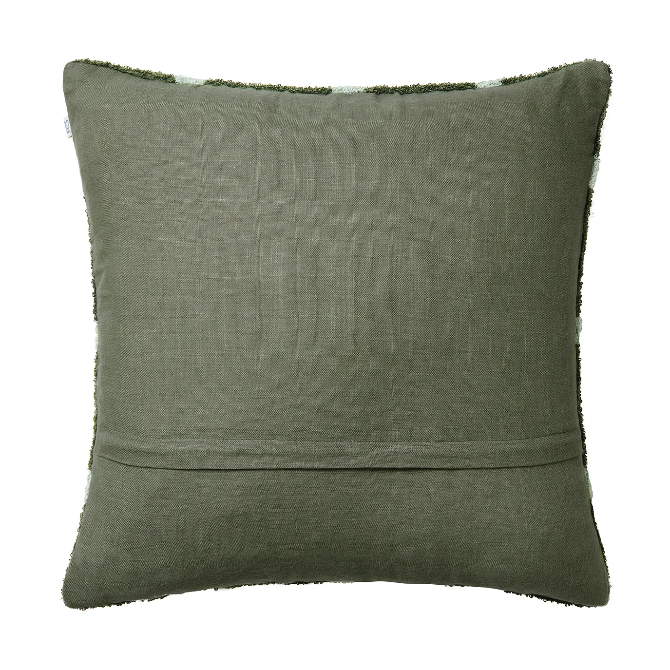 Housse de coussin Check 50x50 cm, Cactus green-aqua Chhatwal & Jonsson