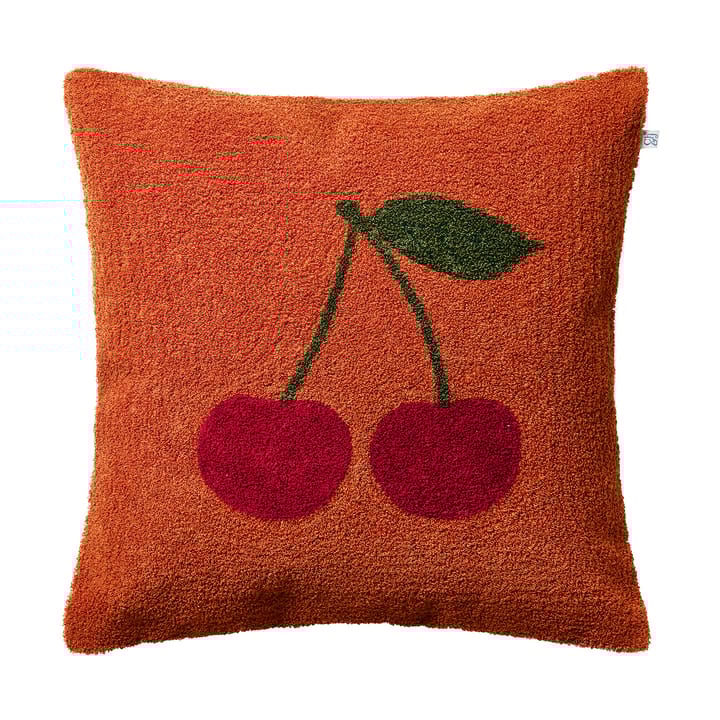 Housse de coussin Cherry 50x50 cm, Apricot orange-red-green Chhatwal & Jonsson