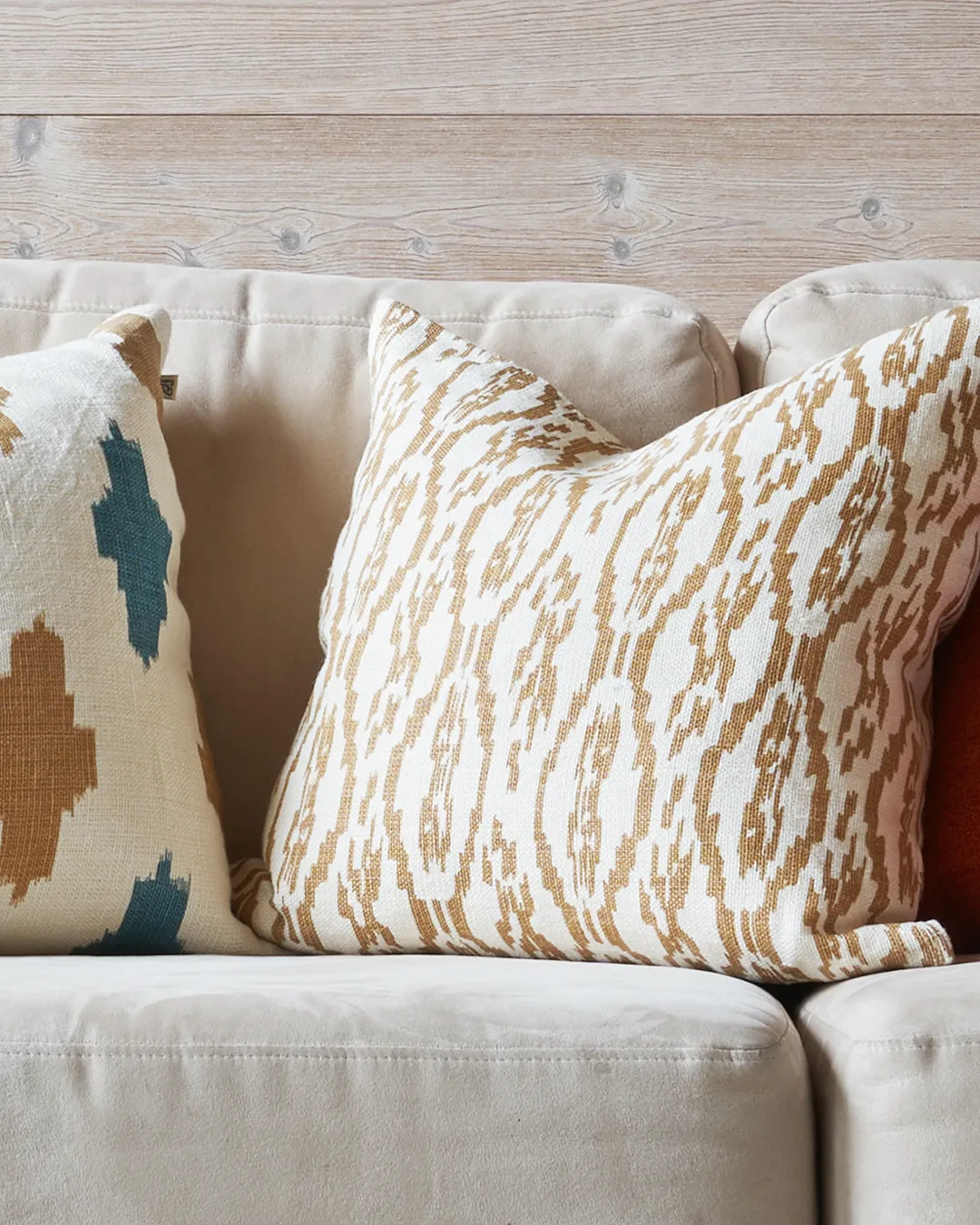 Housse de coussin Deccan 50x50 cm, Khaki Chhatwal & Jonsson